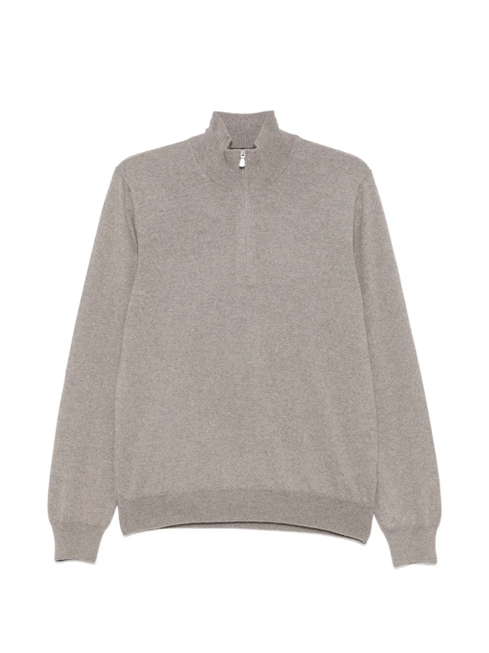 Tagliatore quarter-zip polo shirt