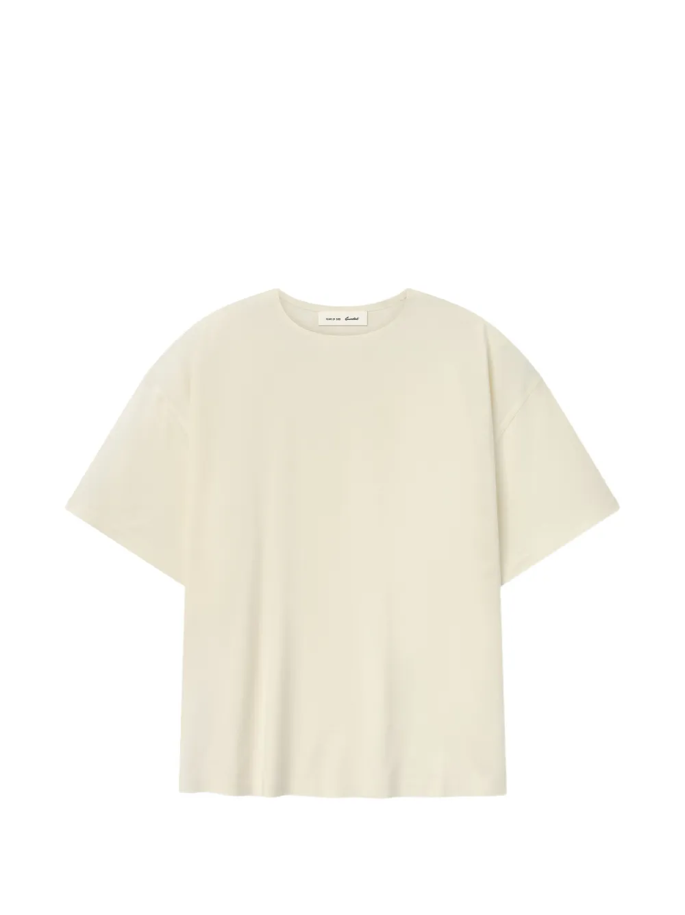 FEAR OF GOD ESSENTIALS Ponte Modern ruimvallend T-shirt Beige