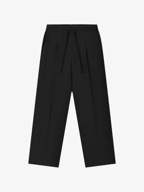 FEAR OF GOD ESSENTIALS silk-blend pleat front drawstring pants