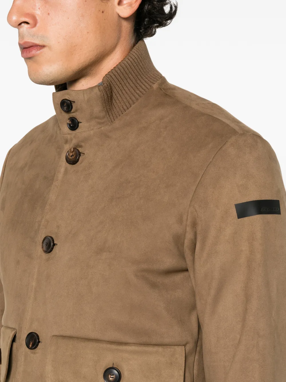 RRD button-fastening bomber jacket Bruin