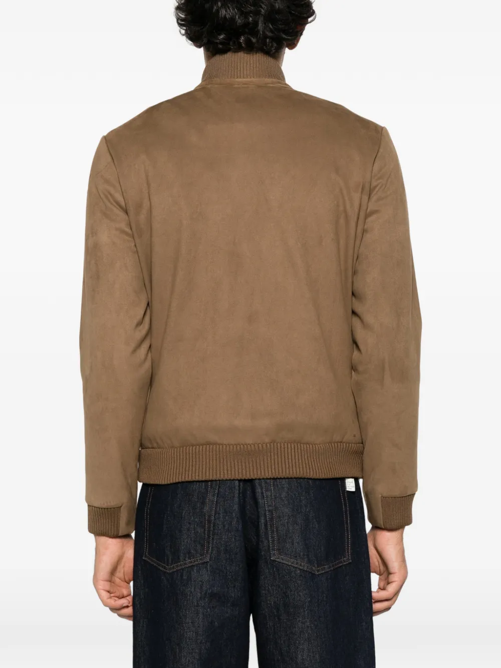 RRD button-fastening bomber jacket Bruin