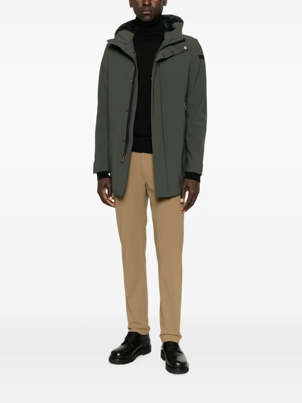 RRD Slim-fit broek met knoopsluiting Beige