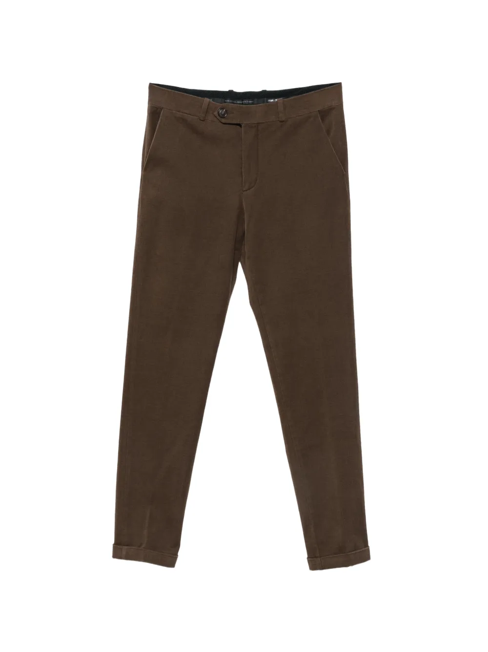 RRD logo-patch turn-up trousers Bruin
