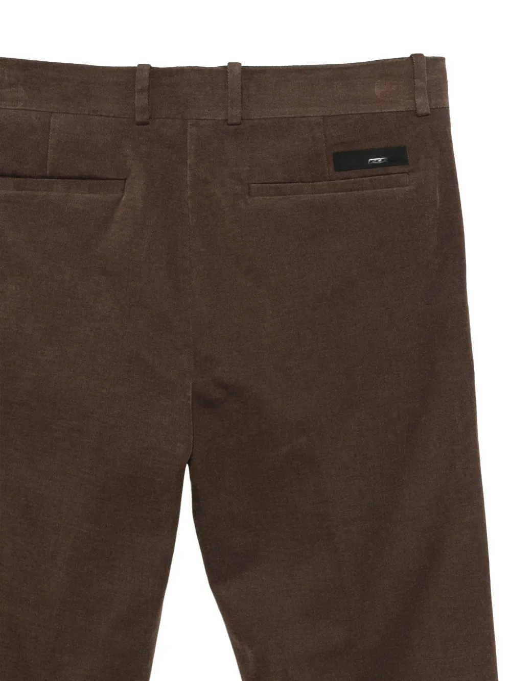 RRD logo-patch turn-up trousers Bruin