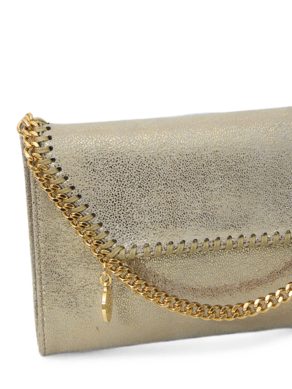 Stella McCartney Falabella Shaggy Deer chain-strap crossbody bag Goud
