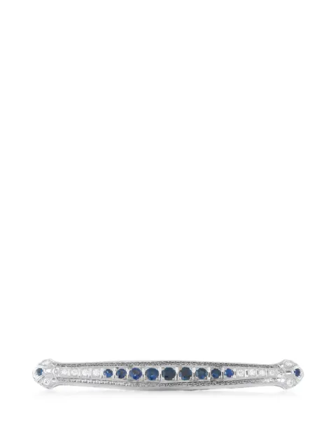 LB Exclusive sapphire and diamond brooch