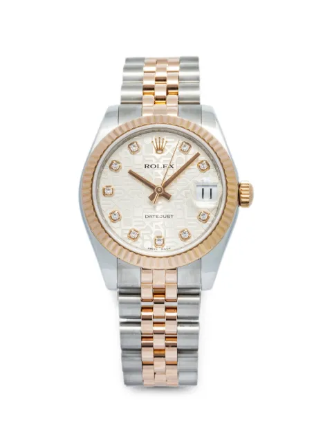 Rolex Datejust fluted bezel 31mm watch