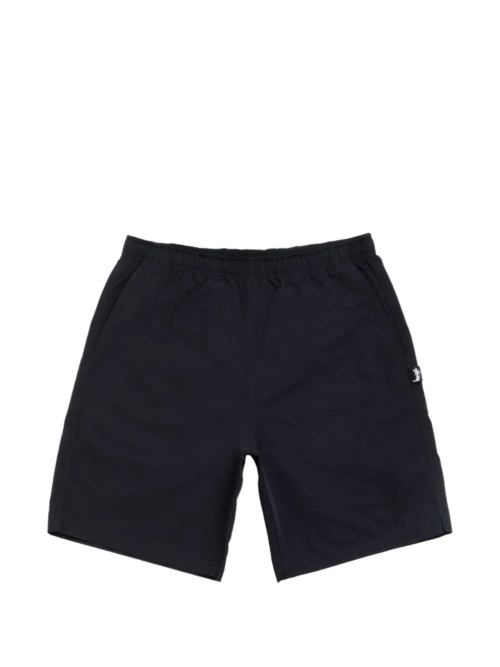Stüssy Transit logo-tag track shorts - Nero