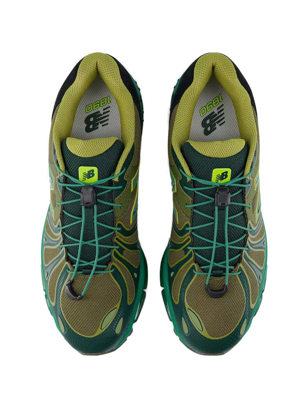 New Balance 1890 panelled sneakers Groen