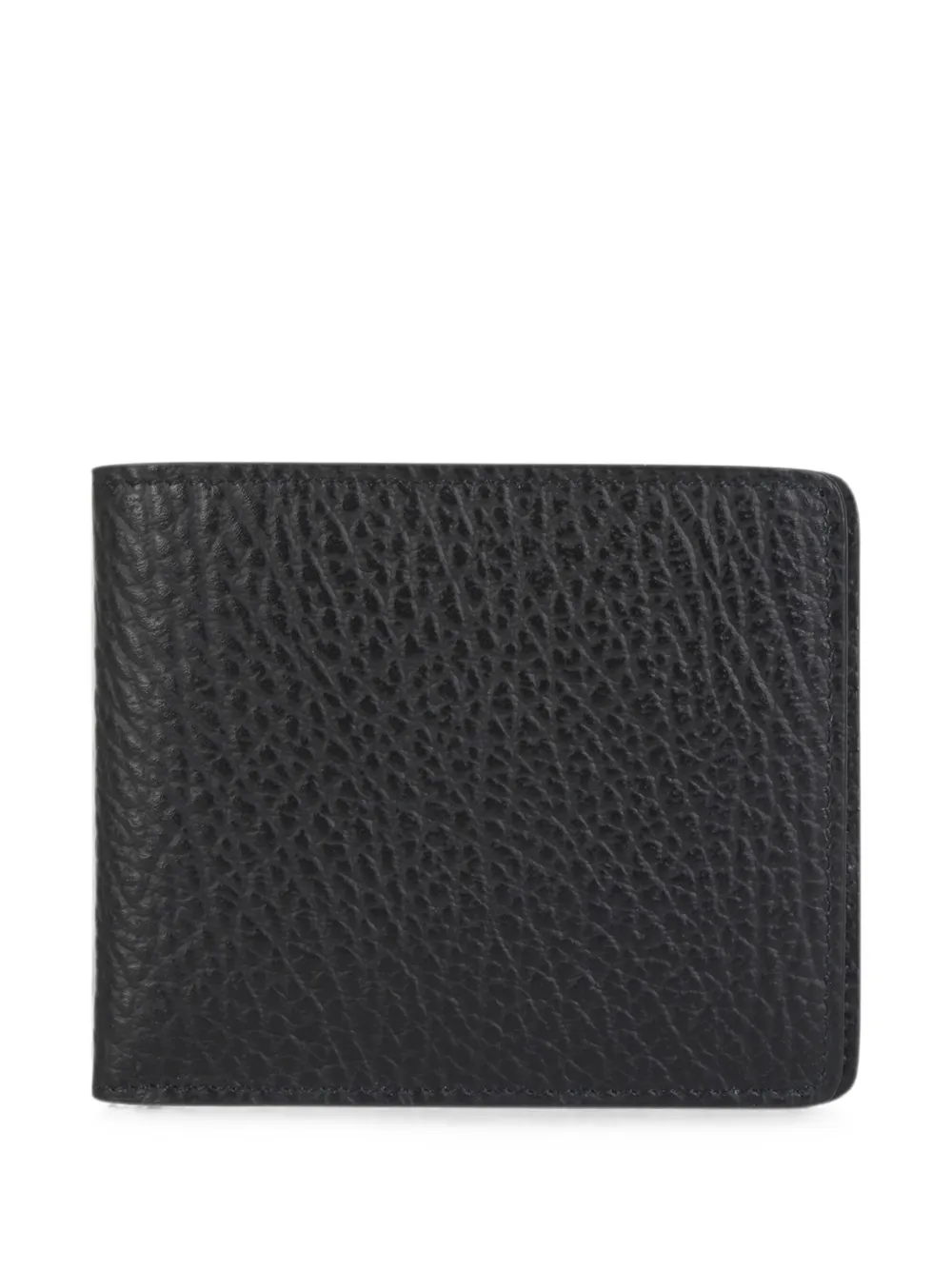 Maison Margiela four-stitch grained leather wallet - Nero