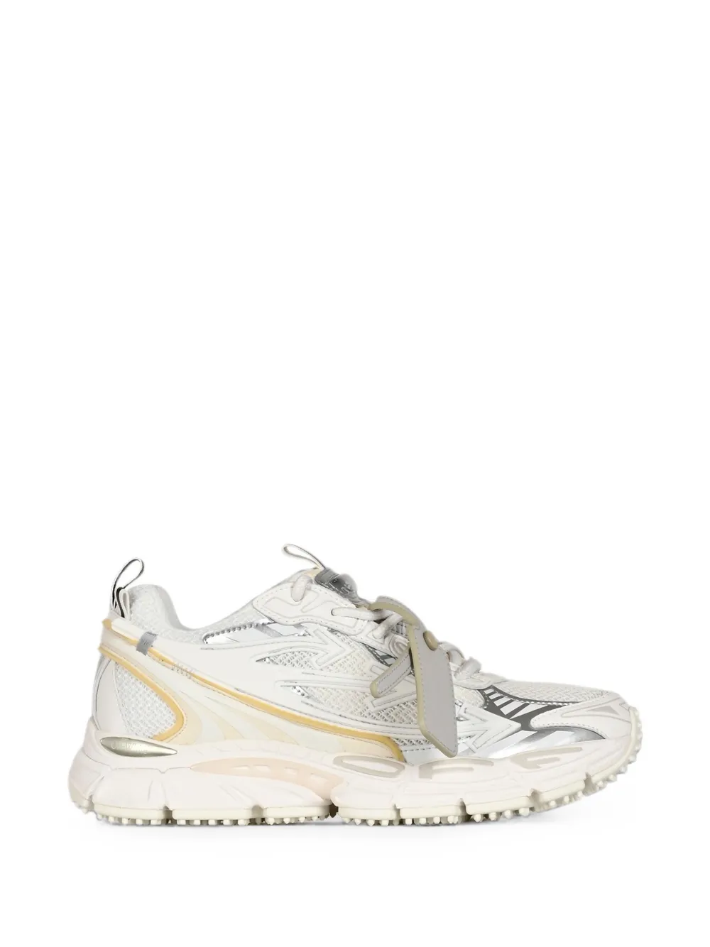Off-White Be Right Back zip-tie sneakers Wit