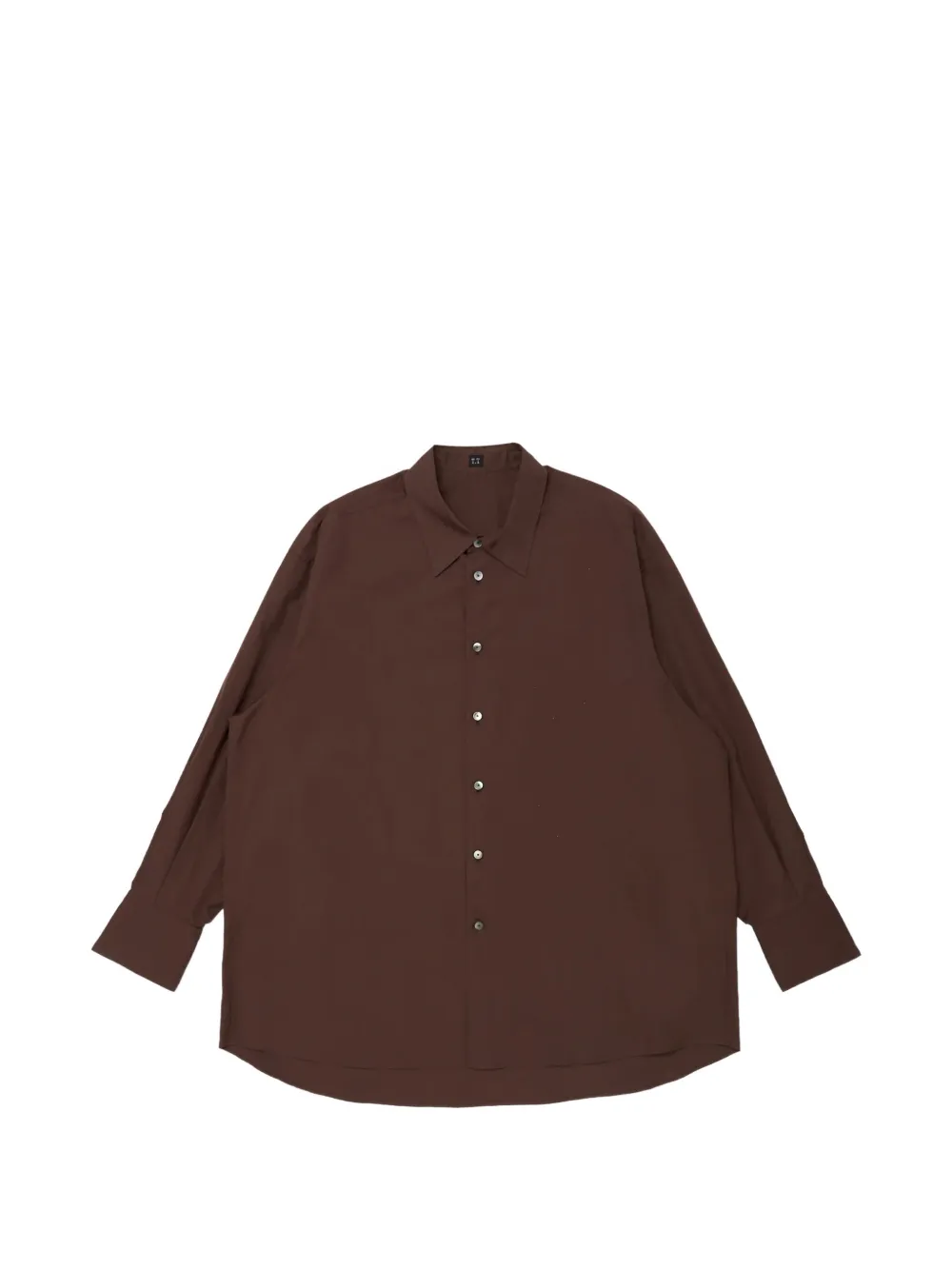TAIGA TAKAHASHI long-sleeve button-down shirt - Brown
