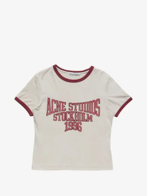 Acne Studios camiseta con logo estampado