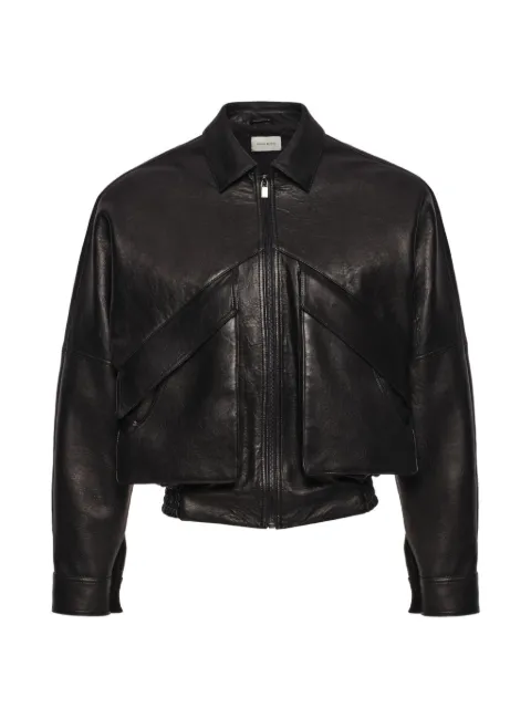 Magda Butrym zip-up leather jacket