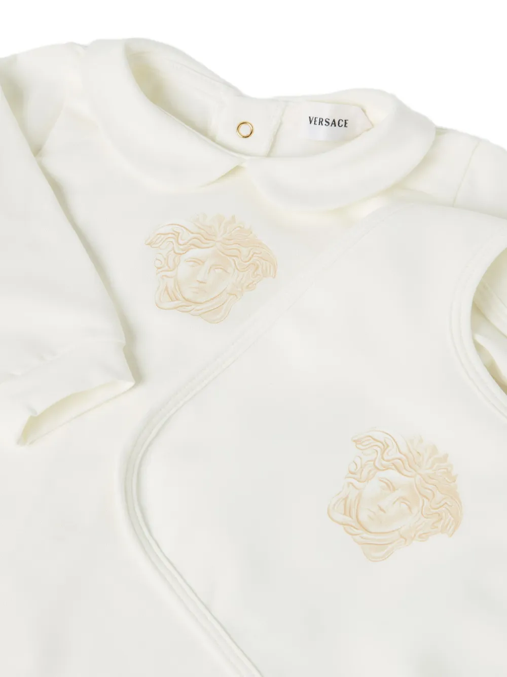 Versace Kids Babypakje met Medusa-print Wit