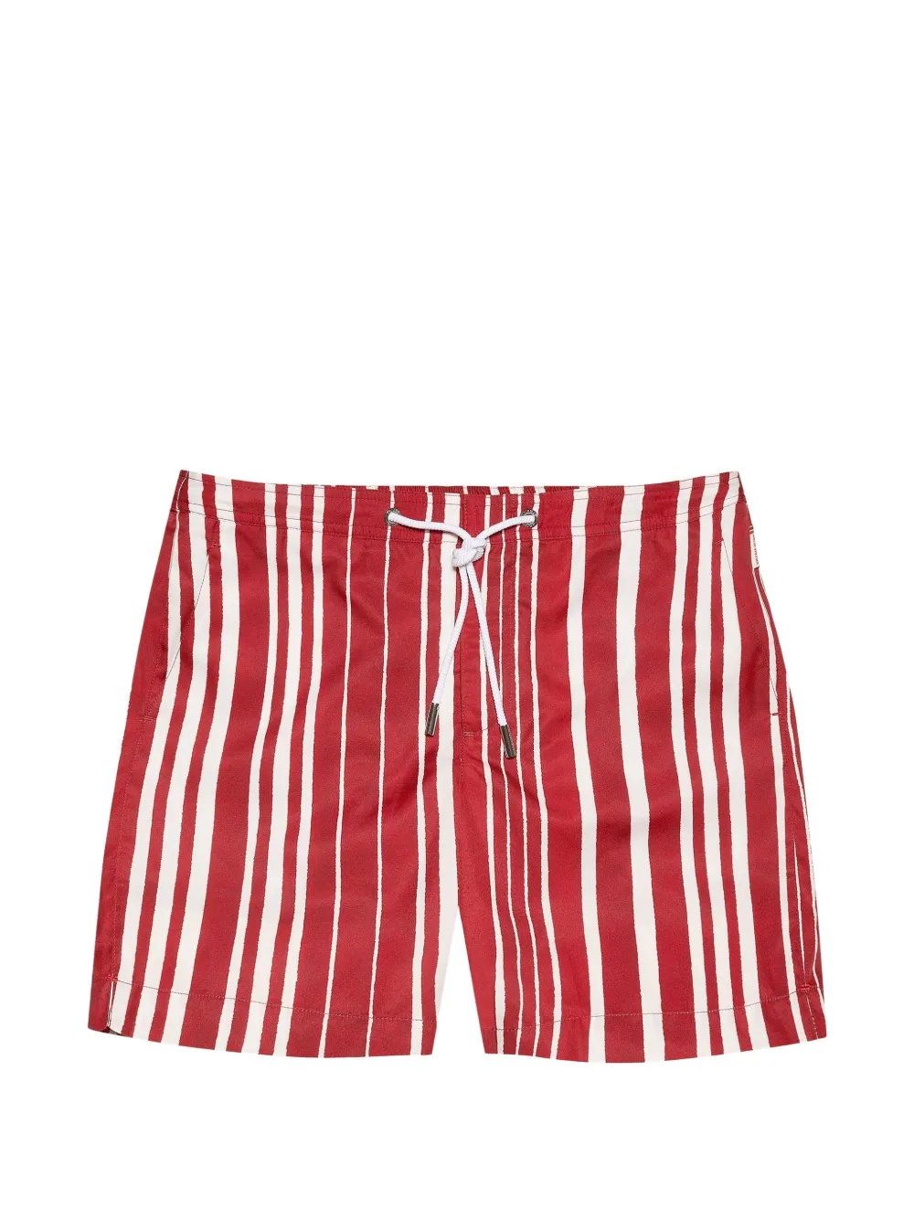 Orlebar Brown Bulldog Drawcord stripe-print swim shorts - Rosso