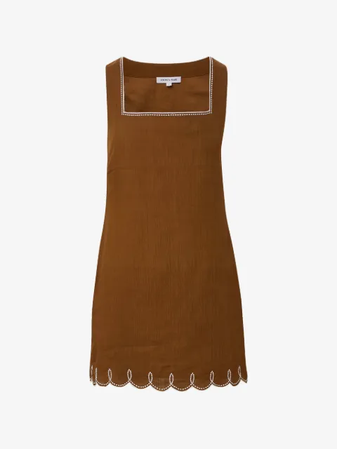 Veronica Beard Shanice linen mini dress
