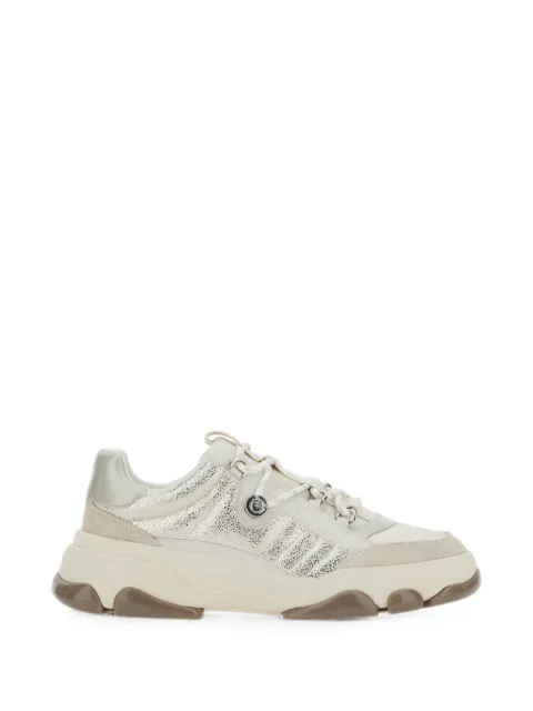 PINKO tenis con paneles y efecto de glitter