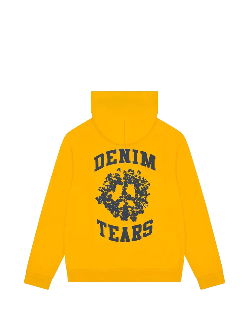Denim Tears Hoodie met grafische print Geel