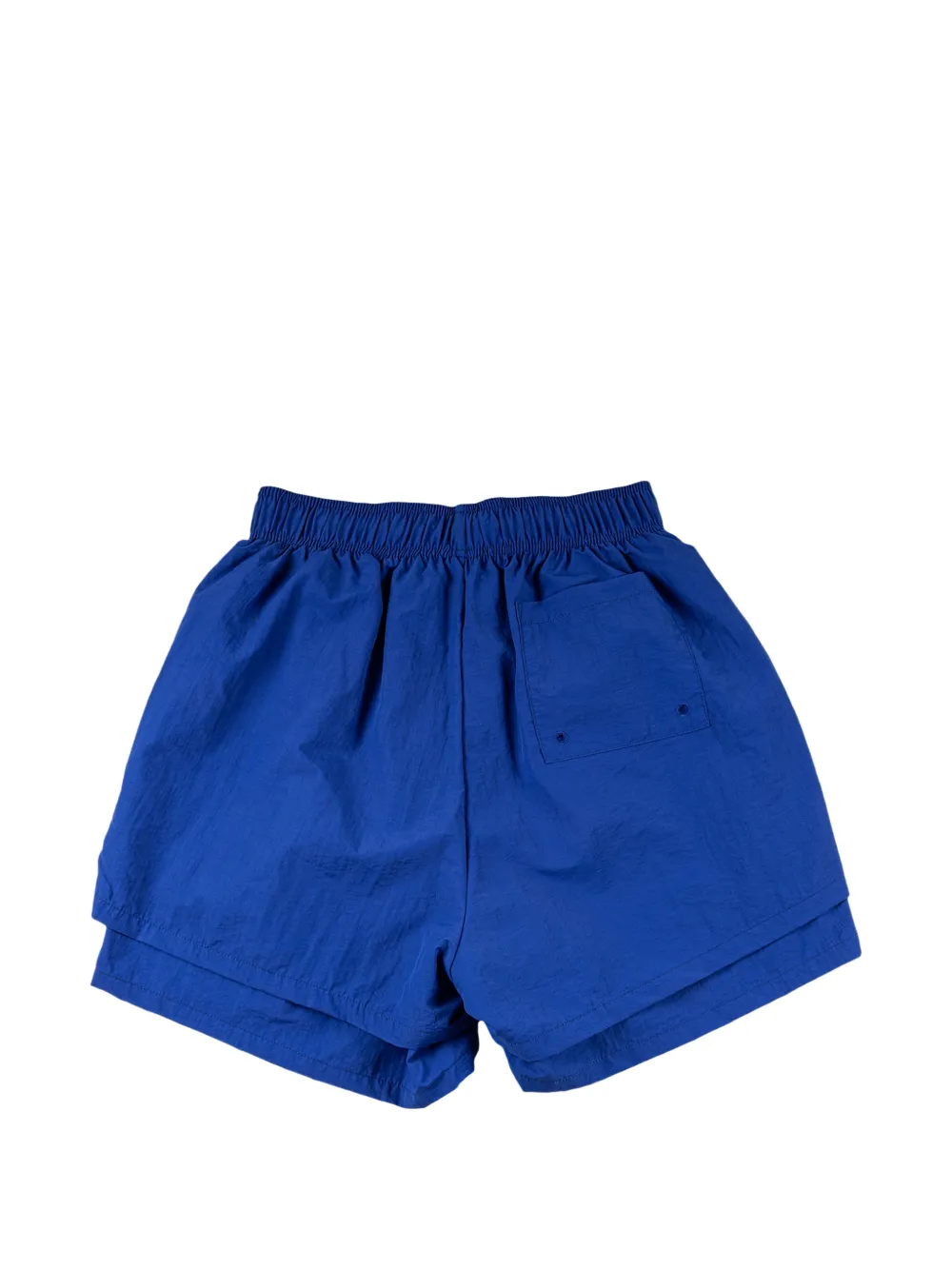 SP5DER Beluga shorts met logoprint Blauw