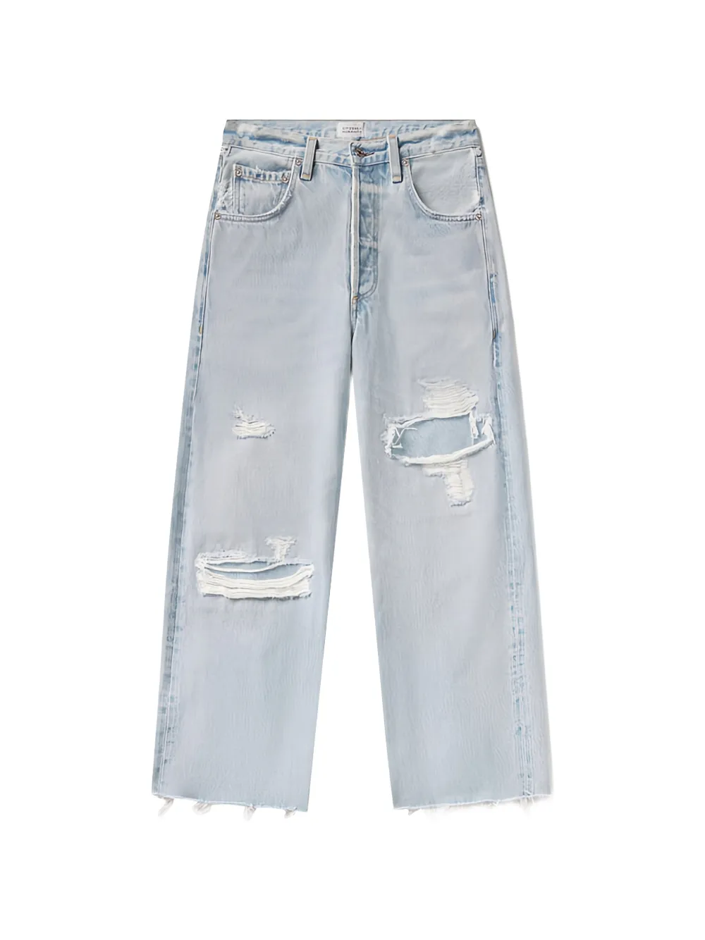 Citizens of Humanity distressed raw-cut jeans - Blau