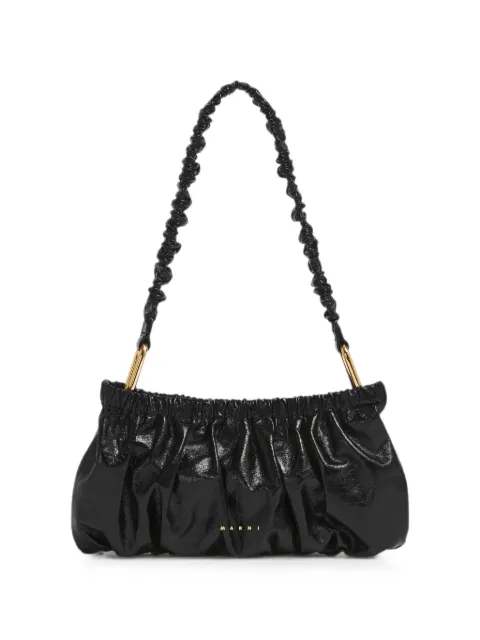 Marni crinkled gathered clutch bag