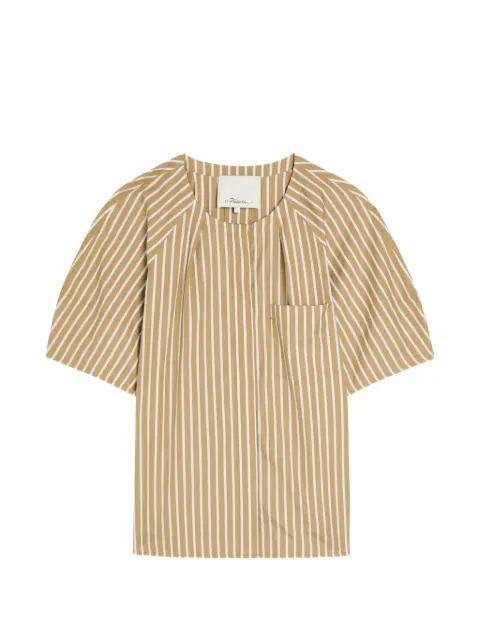 3.1 Phillip Lim striped short-sleeve blouse