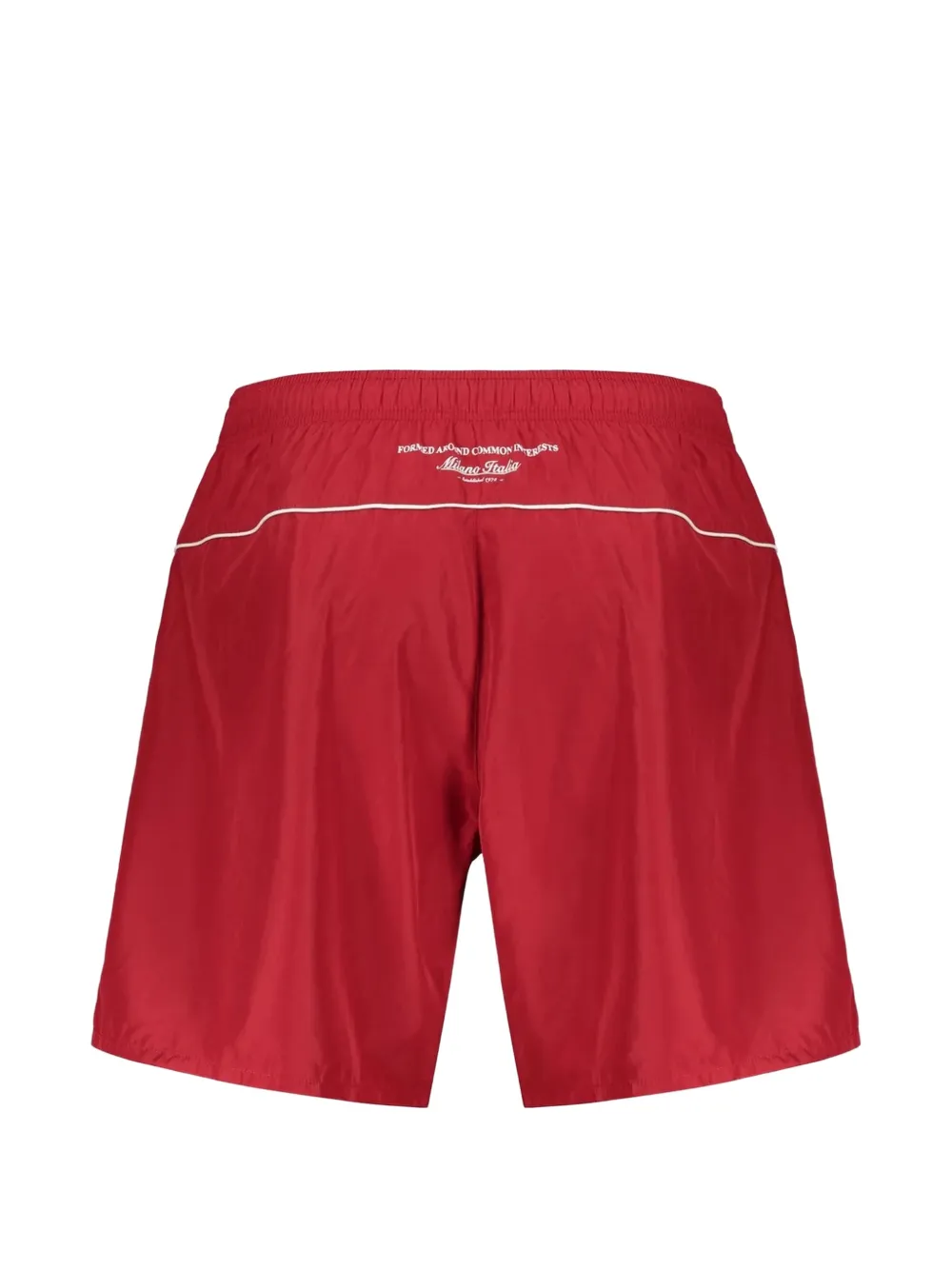 Iceberg Zwembroek met logo-print Rood