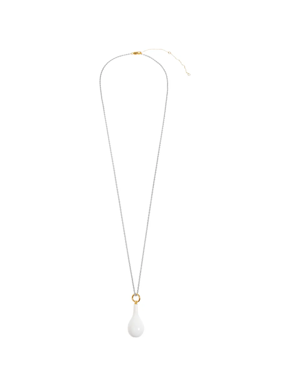 TOTEME crystal-pendant necklace - Silver