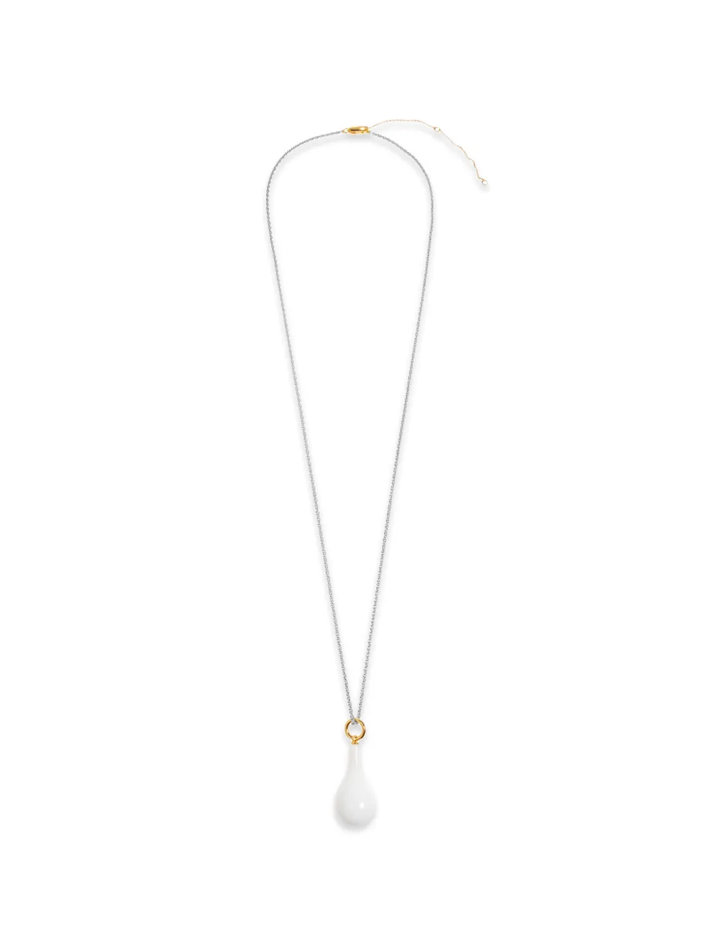 TOTEME crystal-pendant necklace - Argento