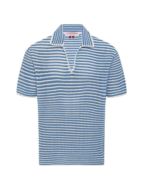 Orlebar Brown t-shirt Batten en maille rayée