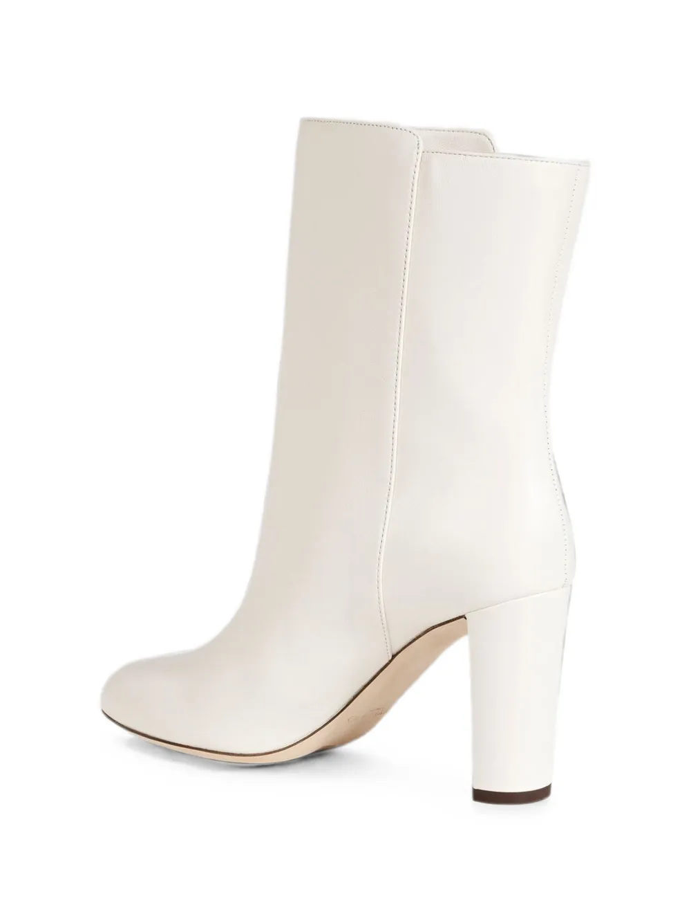 Jimmy Choo Rina faux-pearl embellished ankle boots Wit