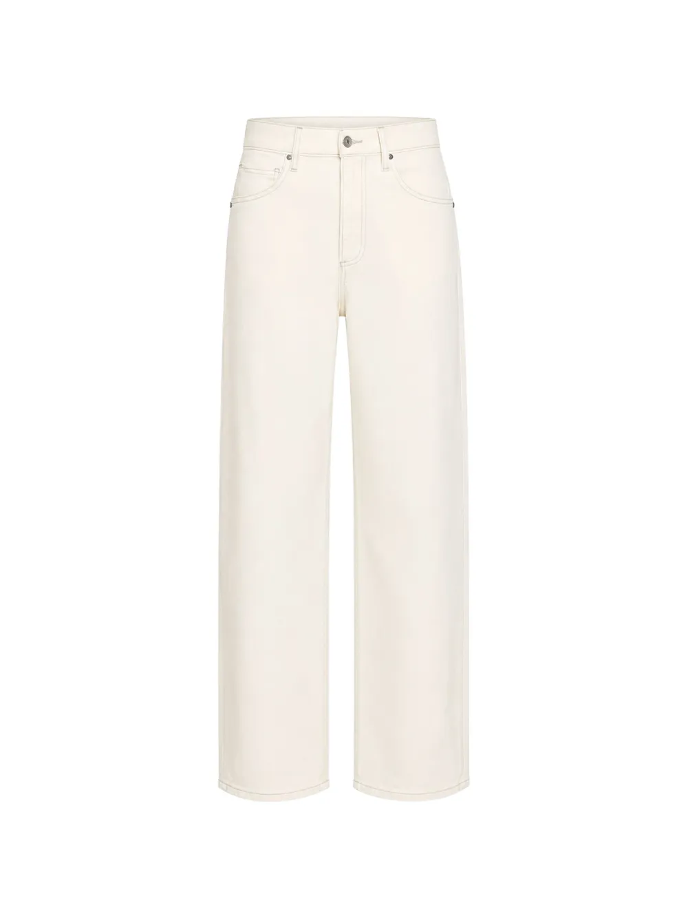 PAIGE Arellia Skimmer wide-leg jeans - Toni neutri