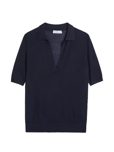 Gabriela Hearst short-sleeve polo sweater