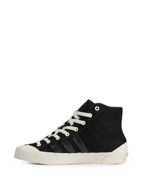 Y-3 high-top canvas sneakers