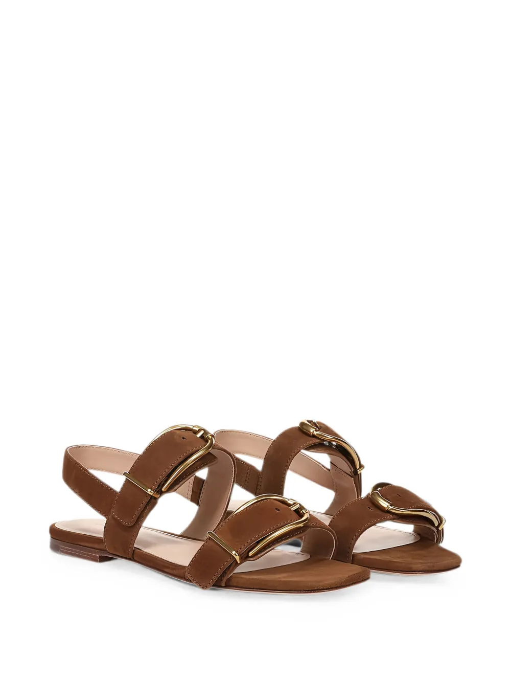 Veronica Beard buckle-detail slingback sandals Bruin