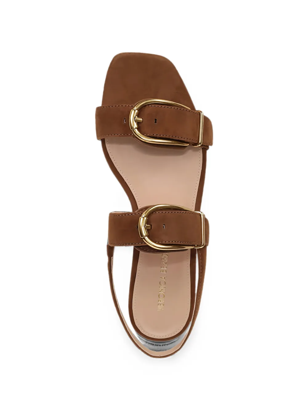 Veronica Beard buckle-detail slingback sandals Bruin