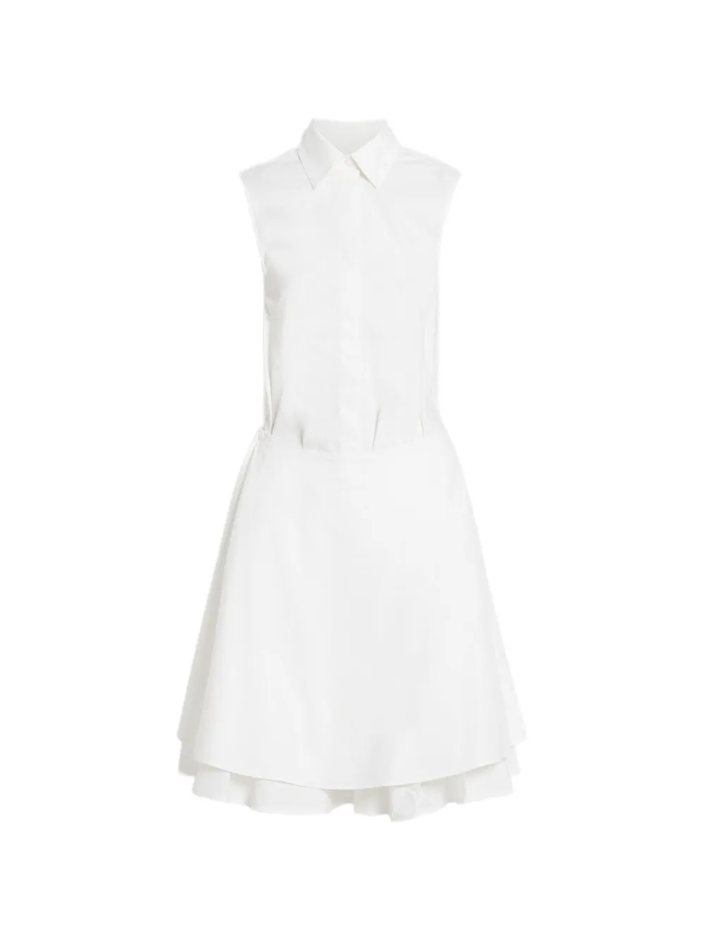 Proenza Schouler Cindy layered shirt midi dress - White