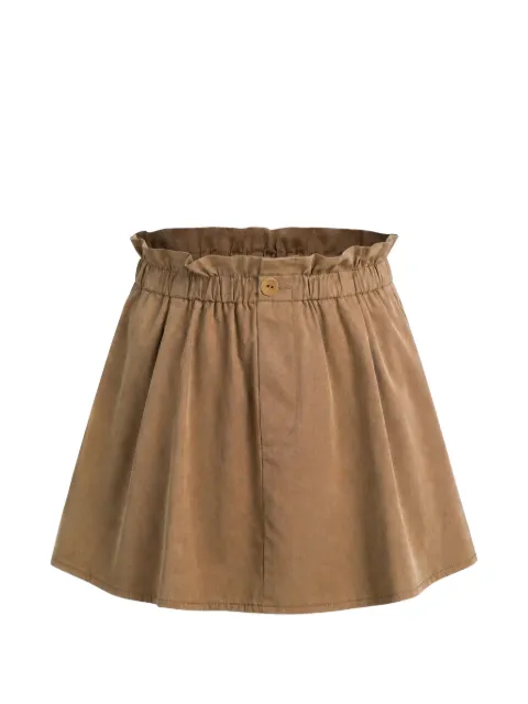 Vince paperbag-waist skort