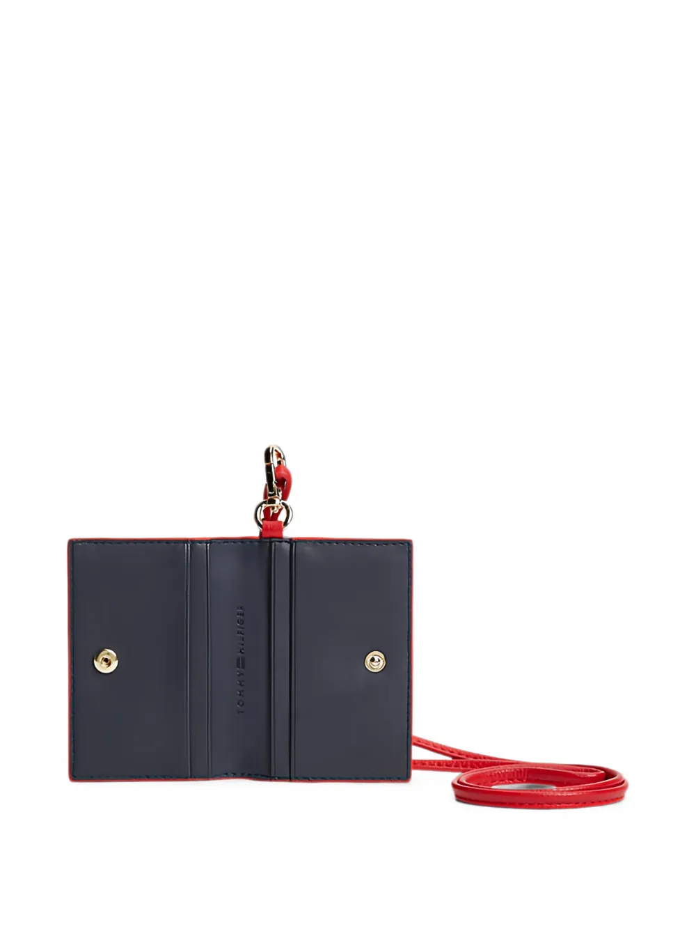 Tommy Hilfiger Icon pasjeshouder met logoplakkaat Rood