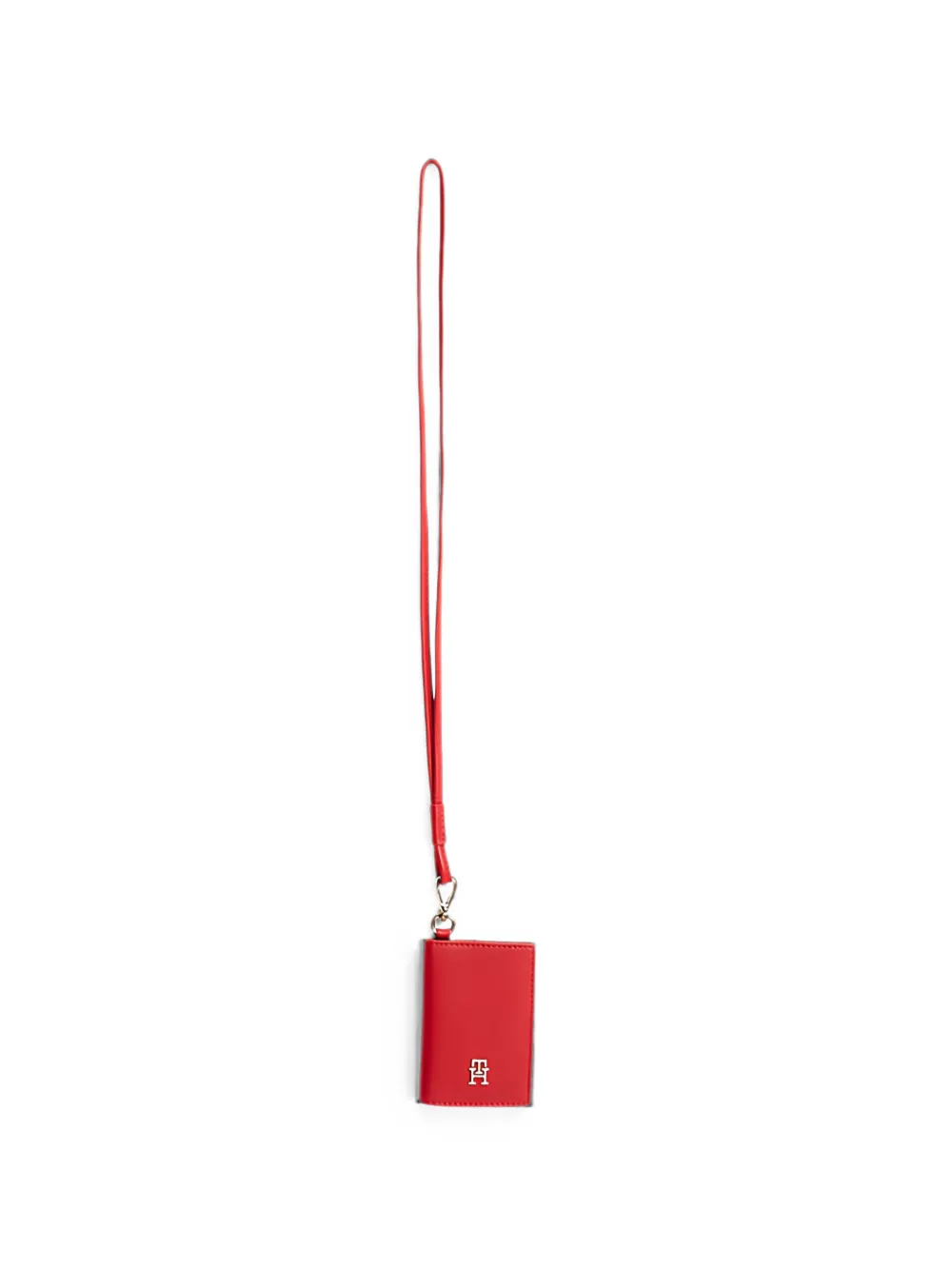 Tommy Hilfiger Icon logo-plaque card holder - Rot