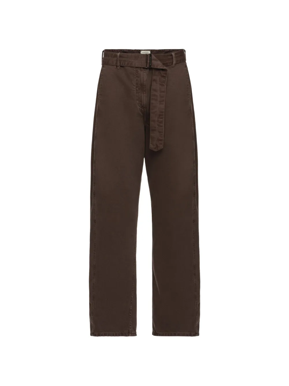Magda Butrym belted jeans - Marrone
