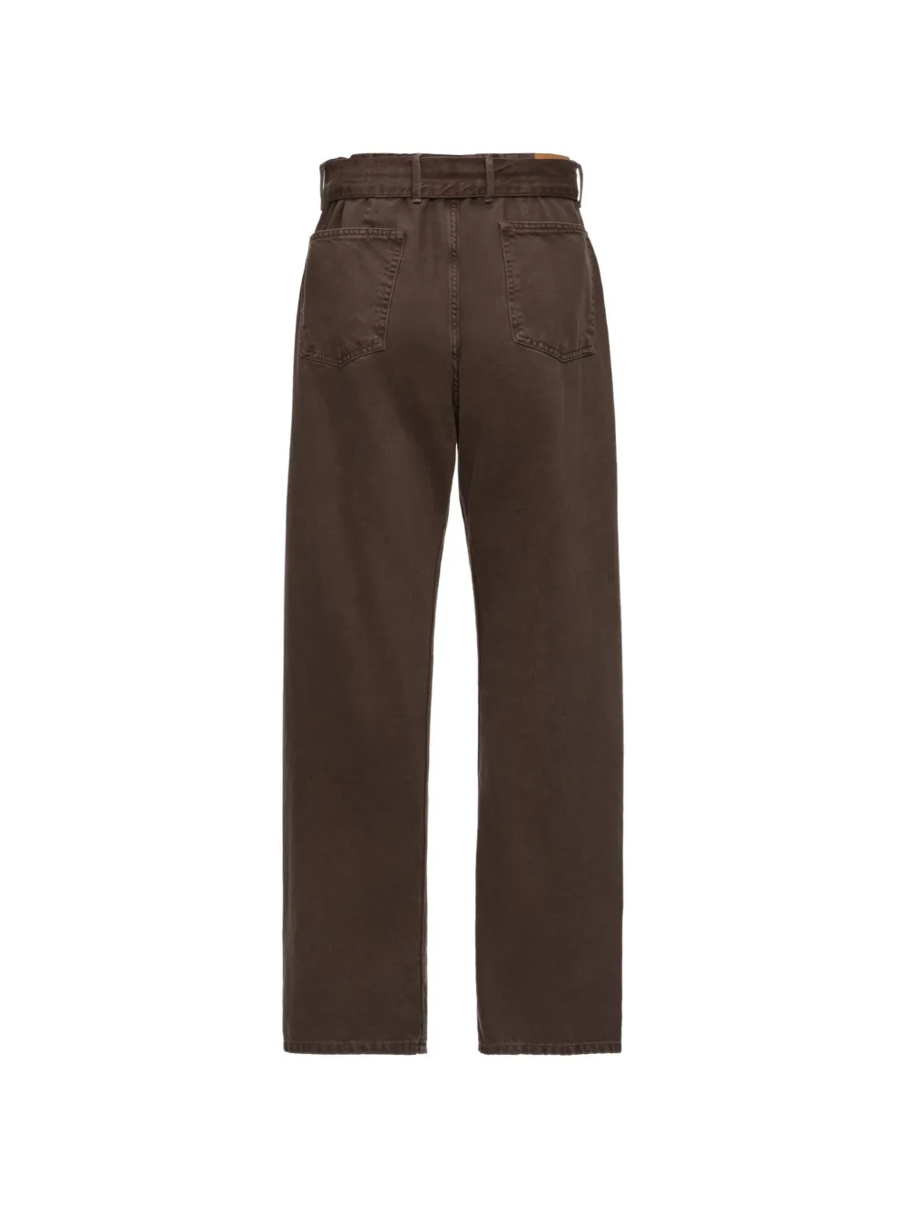Magda Butrym Jeans met ceintuur Bruin