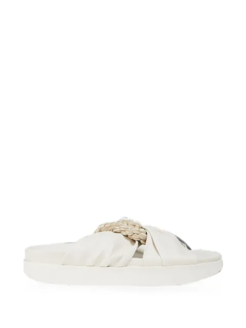 ZIMMERMANN twisted cord leather sandals