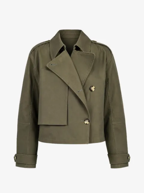 rag & bone Jamie cropped cotton trench coat