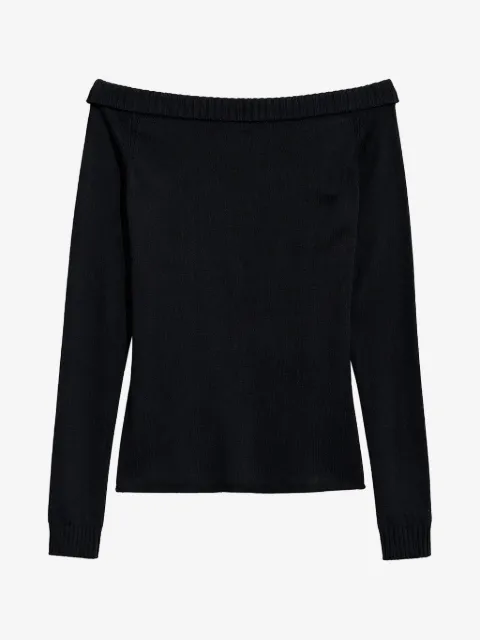 IRO off-the-shoulder ribbed-trim sweater