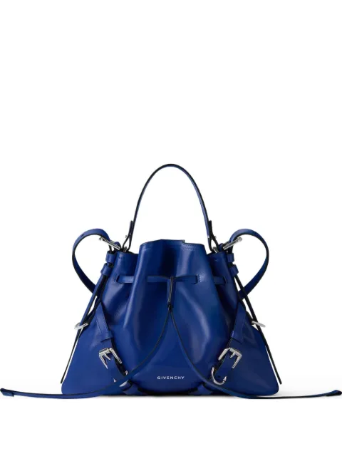 Givenchy Small Voyou bucket bags in shiny leather