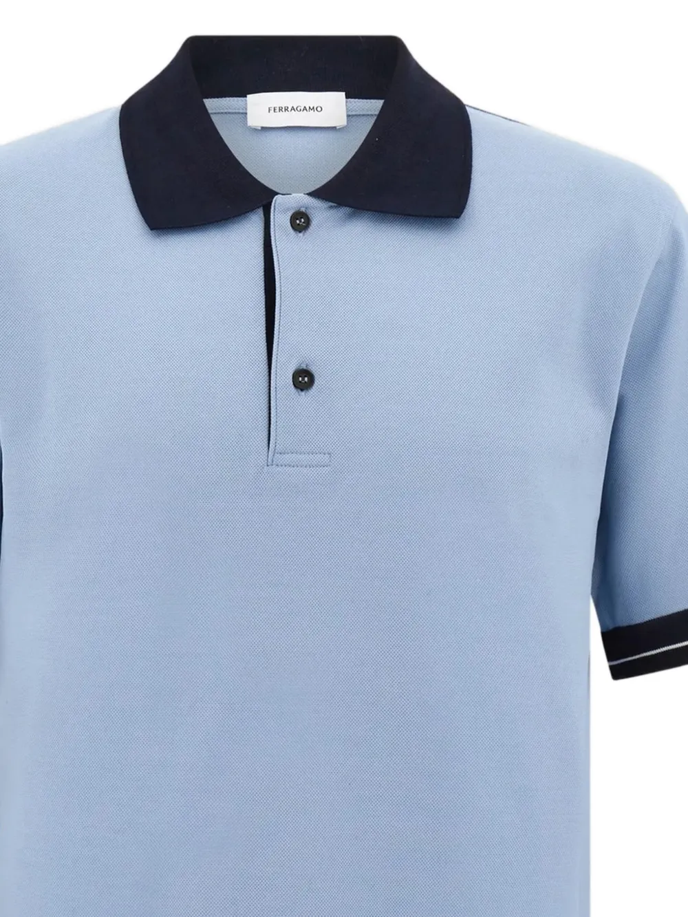Ferragamo Poloshirt met korte mouwen Blauw