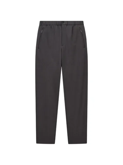 Emporio Armani elasticated-waistband straight-leg trousers
