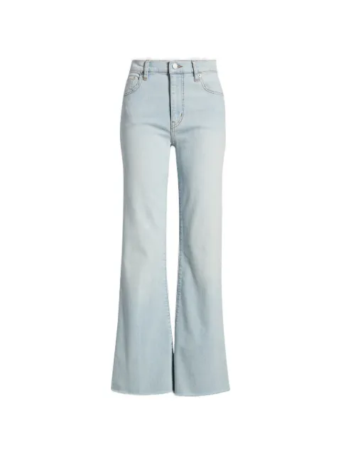 FRAME Icon raw-edge flared jeans